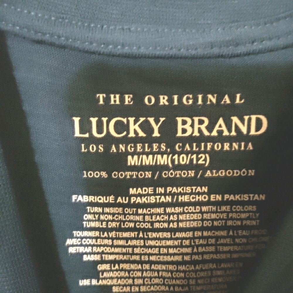 lucky brand The Original Shirt Majolica Blue  Boys - Picture 4 of 4